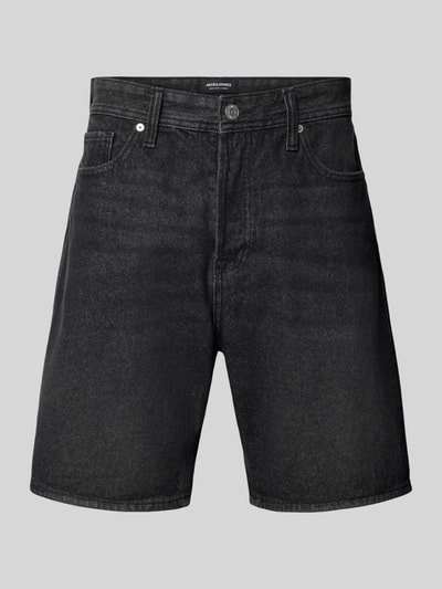 JACK & JONES Loose Fit Jeansshorts mit Eingrifftaschen Modell 'TONY' Black 2