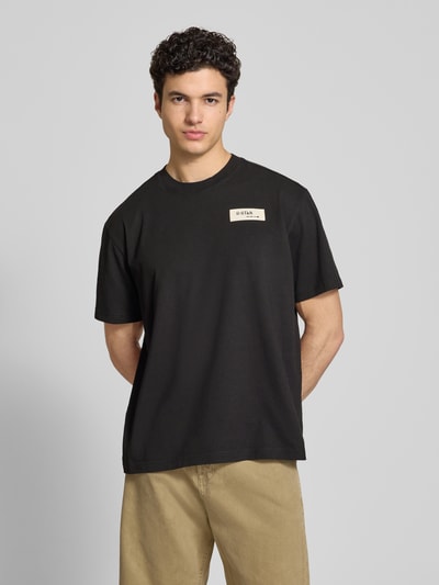 G-Star RAW Relaxed Fit T-Shirt mit Label-Badge Black 4