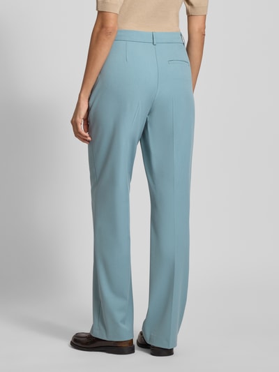Christian Berg Woman Selection Spodnie do garnituru o szerokim kroju z dodatkiem wiskozy Szaroniebieski 5