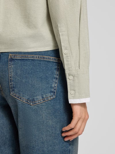 OPUS Hemdbluse mit Knopfleiste Modell 'Finsi' Mint 3