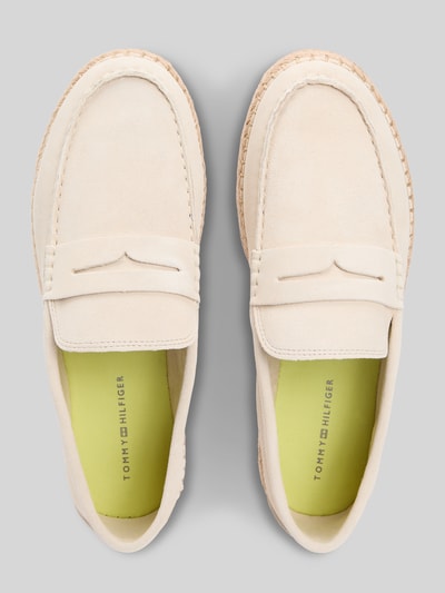 Tommy Hilfiger Loafer aus echtem Veloursleder Beige 3