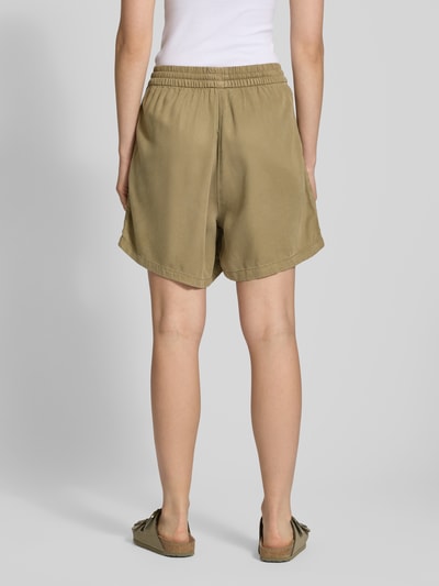Only Szorty o luźnym kroju z lyocellu model ‘KENYA LIFE’ Khaki 5