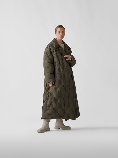 Maison Margiela Mantel mit Reverskragen  Khaki 4