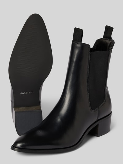 Gant Chelsea boots van leer, model 'Broomly' Zwart - 4