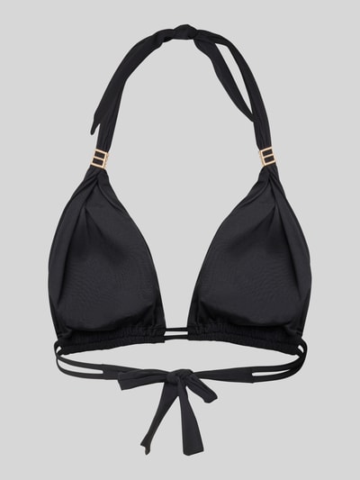 Barts Top bikini z zapięciem z wiązaniem Czarny 3