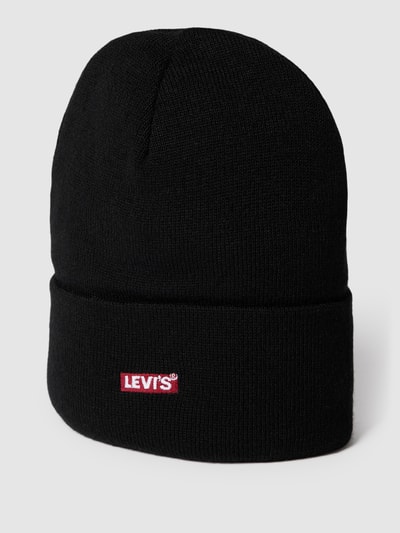 Levi's® Beanie mit Label-Stitching Modell 'BABY TAB LOGO' Black 1