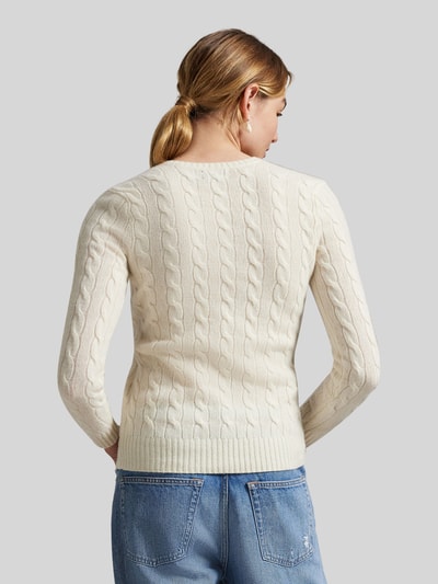 Polo Ralph Lauren Regular Fit Pullover aus Woll-Mix mit Kaschmir-Anteil Offwhite 5