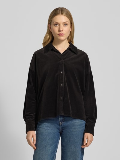 Drykorn Bluzka koszulowa ze sztruksu model ‘CLOELIA’ Czekoladowy 4