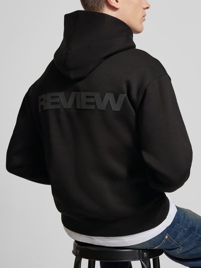 REVIEW Hoodie mit Kapuze Black 3