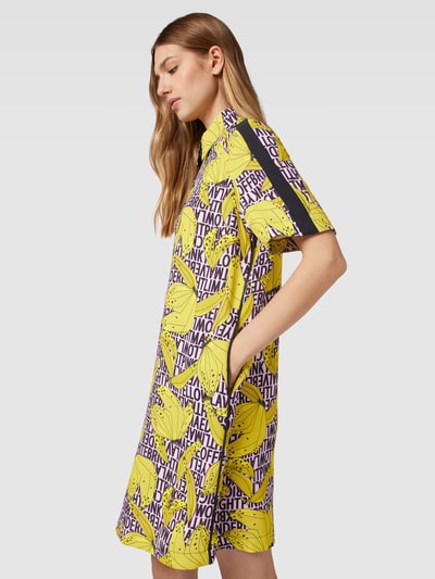 Marc Cain Midi-jurk met all-over motiefprint Lila - 3