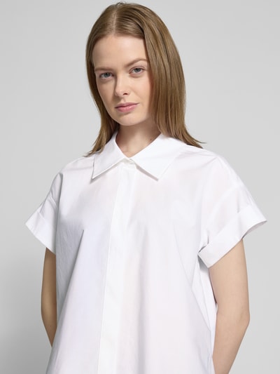 Luisa Cerano Regular Fit Hemdbluse mit Kappärmeln Weiss 3