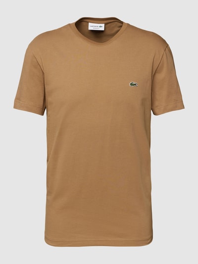 Lacoste T-shirt met labeldetail Beige - 2