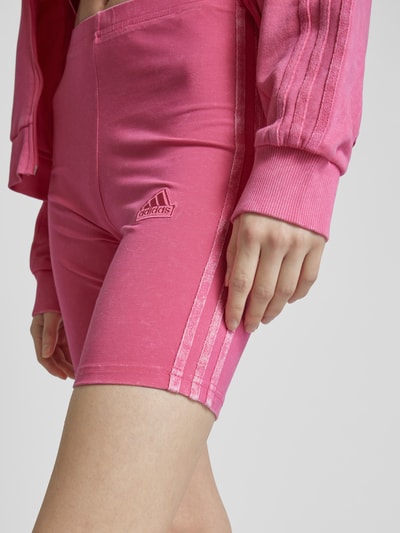 ADIDAS SPORTSWEAR Korte broek met labelstitching Felroze - 3