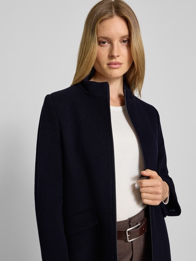 Cinque Płaszcz z mieszanki żywej wełny z domieszką kaszmiru model ‘MIRALA’ Granatowy 3