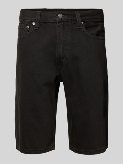 Levi's® Korte loose fit jeans in 5-pocketmodel, model '469' Zwart - 2