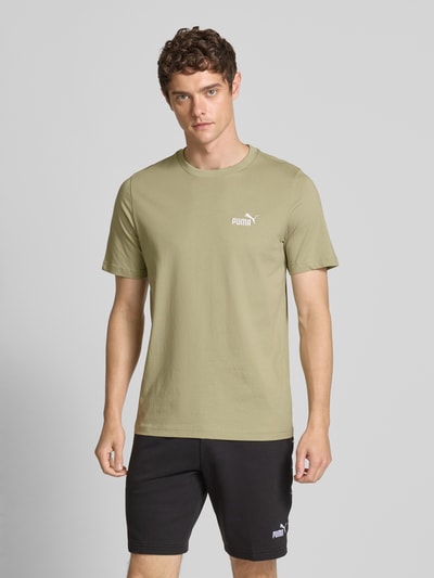 PUMA PERFORMANCE T-shirt met labelstitching Lichtgroen - 4