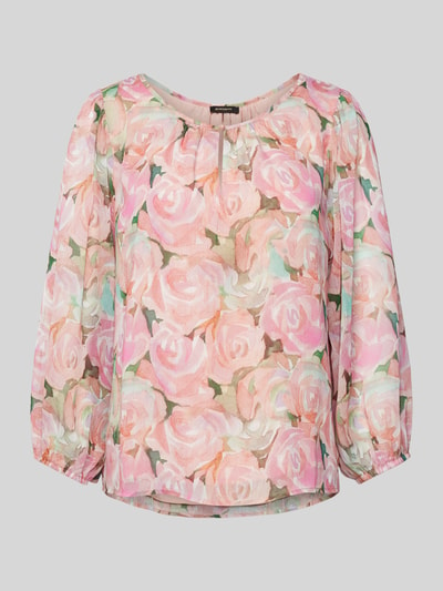 More & More Blouse met bloemenprint Rosé - 2