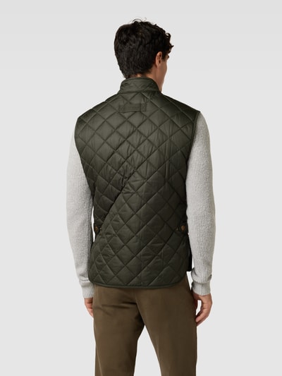 Barbour Bodywarmer met klepzakken, model 'LOWERDALE' Donkergroen - 5