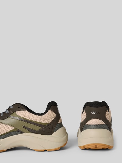 HUGO Sneaker mit Schnürung und Label-Detail Oliv 2