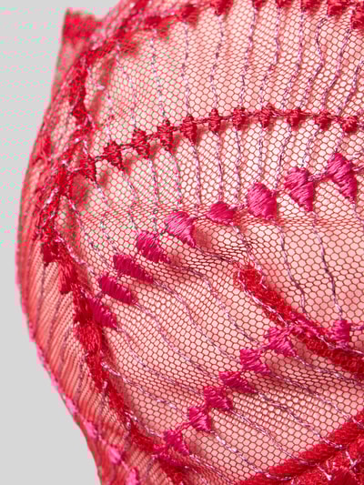 Triumph Balconettebeha met karakteristieke bandjes Rood - 2