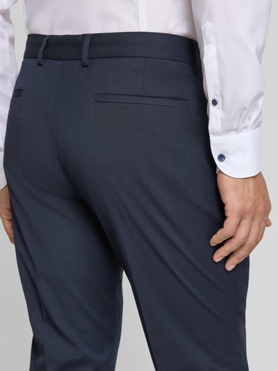 s.Oliver BLACK LABEL Straight Leg Anzughose mit Viskose-Anteil Dunkelblau 3