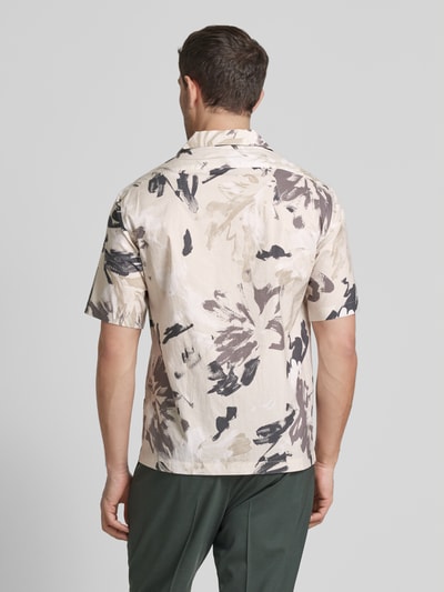 ANNARR Relaxed fit vrijetijdsoverhemd met reverskraag Zand - 5