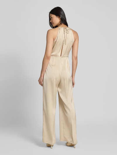 MAX&Co. Jumpsuit met platte plooien, model 'GREEN' Zand - 5