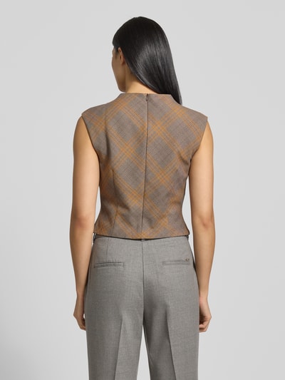 Mango Blusenshirt mit Kappärmeln Modell 'MELO' Camel 5