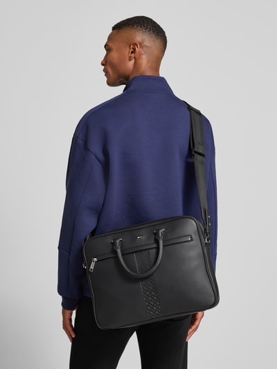 BOSS Laptoptasche mit Reißverschlussfächern außen Modell 'RAY' Black 1