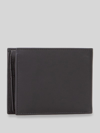 Valentino Bags Portemonnaie aus Rindsnappa mit Münzfach Black 2