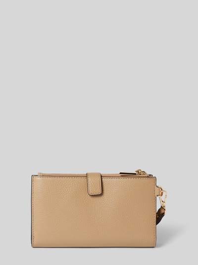 MICHAEL Michael Kors Leren portemonnee met labelapplicatie, model 'JET SET' Camel - 2