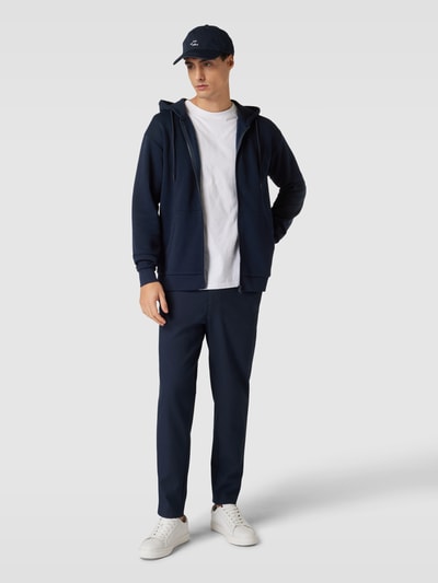 Jack & Jones Sweatjack met capuchon, model 'BRADLEY' Donkerblauw - 1