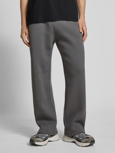 REVIEW Sweatpants mit elastischem Bund Dunkelgrau 4