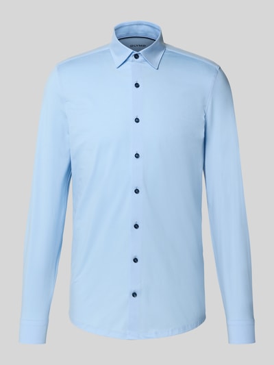 OLYMP No. Six Super Slim Business-Hemd mit Kentkragen Bleu 2