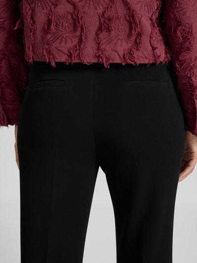 Raffaello Rossi Straight Fit Bundfaltenhose Modell 'RENEE' Black 3