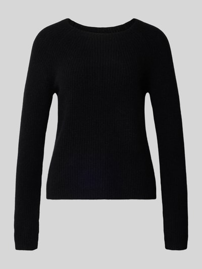 Fynch-Hatton Strickpullover aus reinem Kaschmir mit Rundhalsausschnitt Black 2