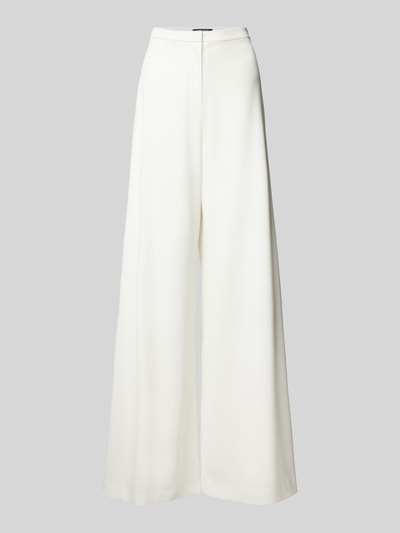 Swing Wide Leg Stoffhose mit verdecktem Verschluss Offwhite 1