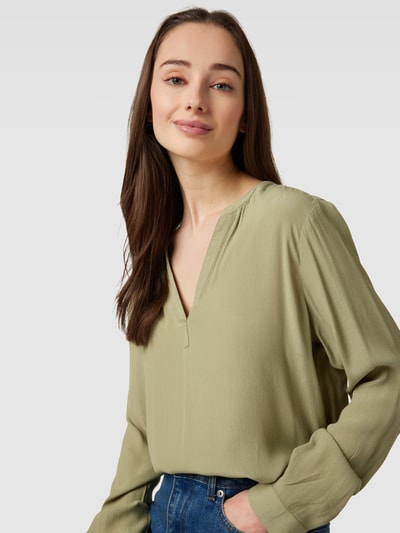 Esprit Blouse met tuniekkraag Kaki - 3