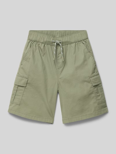 s.Oliver RED LABEL Loose Fit Bermudas aus Baumwoll-Mix Khaki 1