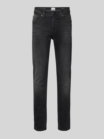 Brax Tapered fit jeans in 5-pocketmodel, model 'CHRIS' Donkergrijs - 2