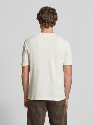 Marc O'Polo DENIM Regular Fit T-Shirt aus reiner Baumwolle Offwhite 5