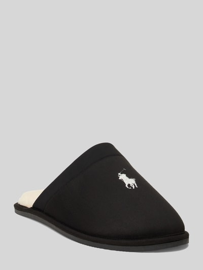 Polo Ralph Lauren Hausschuh mit Fleece-Innenfutter Black 1