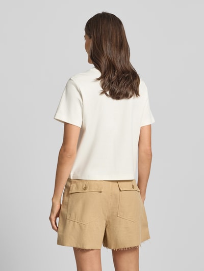 s.Oliver RED LABEL T-shirt o kroju regular fit z czystej bawełny Biały 5