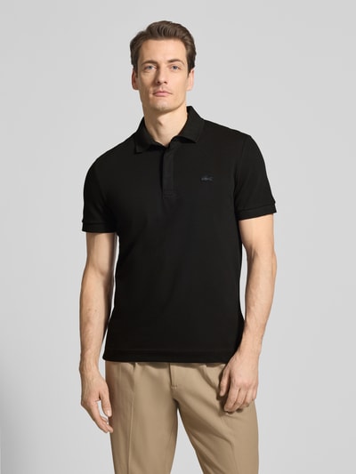 Lacoste Koszulka polo o kroju regular fit z mieszanki bawełny Czarny 4