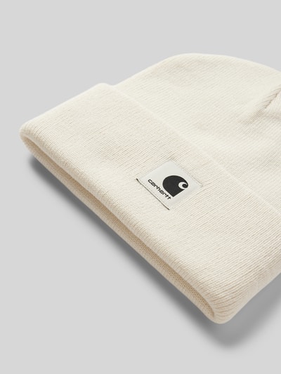 Carhartt Work In Progress Beanie mit Label-Patch Modell 'ASHLEY' Offwhite 2