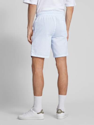 Jack & Jones Sweatshorts met tunnelkoord, model 'JAIDEN' Lichtblauw - 5