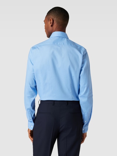 CK Calvin Klein Slim fit zakelijk overhemd met kentkraag, model 'Bari' Bleu - 5