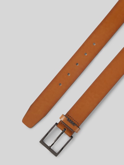 BOSS Pasek z czystej skóry bydlęcej model ‘COLE-ANT’ Średniobrązowy 3
