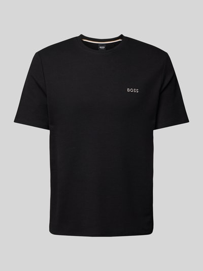 BOSS T-Shirt mit Label-Stitching Black 2