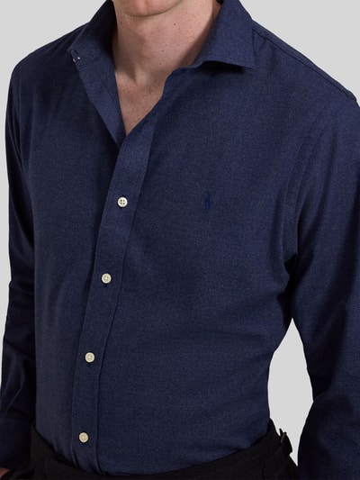 Polo Ralph Lauren Regular Fit Freizeithemd aus Baumwoll-Mix Marine 3